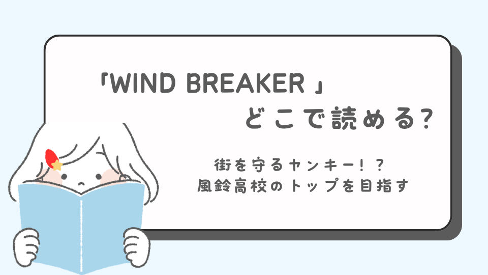 ウィンドブレーカー　WIND　BREAKER　マンガ　どこで読める？　あらすじ　